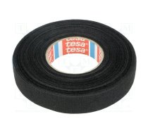 Tape: textile; W: 15mm; L: 15m; Thk: 0.3mm; Automotive; black; 105°C | TESA-51608-15/15  | 51608-00006-00