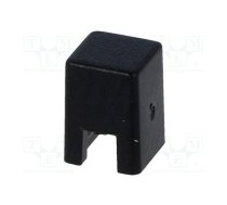 Button; push-in; 5.5mm; -25÷70°C; square; black; 4x4mm | B32-1010  | B32-1010