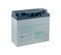 Re-battery: acid-lead; 12V; 18Ah; AGM; maintenance-free; 5kg | ACCU-HP18-12SL  | SBL 18-12