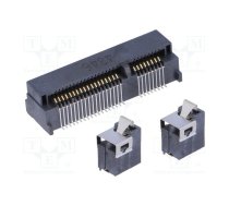 Connector: PCI Express mini; horizontal; SMT; gold-plated; PIN: 52 | 119A-80A00.SET  | 119A-80A00-R02 SET