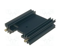 Heatsink: extruded; TO220,TO3P; black; L: 50.8mm; W: 45mm; H: 12.7mm | SK409-51STC  | SK409/50,8/STC