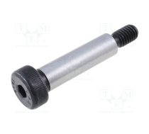 Shoulder screw; steel; M6; 1; Thread len: 11mm; hex key; HEX 4mm | ISO7379-8-M6-30  | ISO 7379-8-M6-30