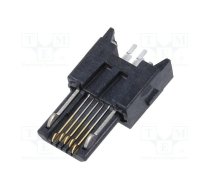 Connector: USB B micro; plug; ZX; for cable; soldering; PIN: 5 | ZX40-B-5S-UNIT-31 | ZX40-B-5S-UNIT(31)