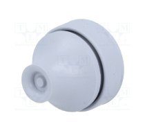 Grommet; with bulkhead; Ømount.hole: 16mm; EPDM; dark grey; IP67 | VET5-7  | 100307