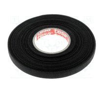 Tape: textile; W: 9mm; L: 25m; Thk: 0.3mm; Automotive; black; 105°C | TESA-51608-09  | 51608-00002-00