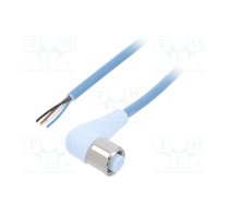 Connection lead; M12; PIN: 4; angled; 5m; plug; 250VAC; 7024; 250VDC | 7024-12341-3210500  | 7024-12341-3210500