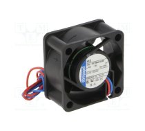 Fan: DC; axial; 12VDC; 40x40x20mm; 10m3/h; 18dBA; slide; 6000rpm | 412-099  | 412-099