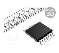 IC: digital; 8bit,asynchronous,serial input,parallel out; SMD | SN74HC164PWR  | SN74HC164PWR