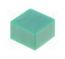 Button; push-in; 5.5mm; -25÷70°C; square; green; 9x9mm | B32-1250  | B32-1250