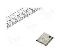 Module: IoT; Bluetooth Low Energy,WiFi; external; SMD; Cores: 2 | ESP32S3-WRM1U-4  | ESP32-S3-WROOM-1U-N4