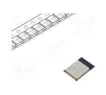 Module: IoT; Bluetooth Low Energy,WiFi; PCB; IEEE 802.11b/g/n | ESP32S3-WRM1-16  | ESP32-S3-WROOM-1-N16