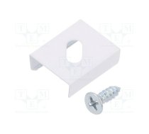 Flexible mounting plate Z; white; 20pcs; stainless steel | TOP.89270001  | 89270001