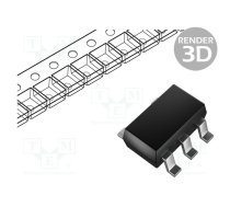 IC: power switch; high-side,USB switch; 3A; Ch: 1; P-Channel; SMD | AP22814AW5-7  | AP22814AW5-7
