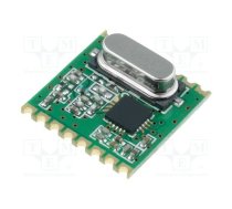 Module: RF; FM transceiver; FSK; 868MHz; SPI; -121dBm; 1.8÷3.6VDC | RFM23-868-S1  | RFM23B-868S1