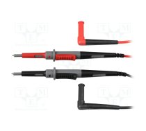 Test leads; Imax: 10A; Len: 1m; insulated; black,red | VEL-TLM70  | TLM70