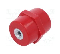 Support insulator; L: 45mm; Ø: 41mm; Uoper: 1kV; UL94V-0; Body: red | MIA4508O50  | MIA4508O50