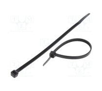 Cable tie; L: 160mm; W: 4.8mm; polyamide; 215.5N; black; Ømax: 42mm | CV-160LB  | CV-160LBK