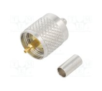 Connector: UHF (PL-259); plug; male; straight; crimped; for cable | 182100  | 182100