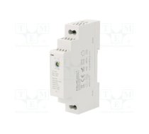 Power supply: switching; for DIN rail; 15W; 12VDC; 1.25A; IP20 | QOLTEC-50916  | 50916