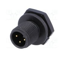 Connector: M12; socket; PIN: 3; male; A code-DeviceNet / CANopen | LTWM12P-03PMMS-SC  | LTWM12P-03PMMS-SC