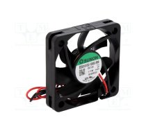 Fan: DC; axial; 12VDC; 50x50x10mm; 18.59m3/h; 25.6dBA; slide; 26AWG | EE50101S2-999-A | EE50101S2-1000U-999