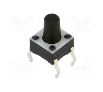 Microswitch TACT; SPST-NO; Pos: 2; 0.05A/24VDC; THT; 1.57N; 4.9mm | 3-1825910-5  | 3-1825910-5