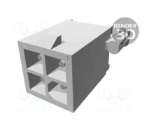 Connector: wire-board; socket; male; Mini Universal MATE-N-LOK | 1-770174-0  | 1-770174-0