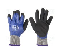 Protective gloves; Size: 10,XL; blue; latex,polyester | WG-538-XL/10  | 53751