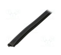 Hole and edge shield; PVC; L: 10m; black; H: 15mm; W: 12mm | UT-3.10-10M  | UT-3.10