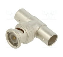 connector BNC TEE ADAPTOR JACK/PLUG/JACK 50 OHMS | MX-73148-5003  | 73148-5003