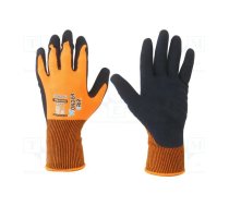 Protective gloves; Size: 11,XXL; orange; polyester; Comfort | WG-310HO-XXL/11  | 52870