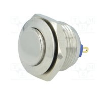 Switch: vandal resistant; Pos: 2; SPST-NO; 2A/36VDC; IP65; OFF-(ON) | V16-12H-S | GQ16H-10/J/S