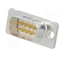 D-Sub; PIN: 9; socket; male; for panel mounting; straight; 5A | DE09P364TXLF  | DE09P364TXLF