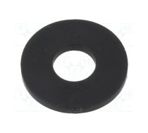 Washer; round; M3; D=8mm; h=800um; black | 0040062001VR  | 0040062001VR