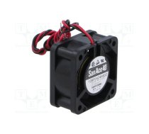 Fan: DC; axial; 24VDC; 40x40x20mm; 19.2m3/h; 37dBA; ball bearing | 109P0424H602  | 109P0424H602