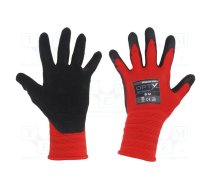 Protective gloves; Size: 8,M; red; polyester; Opty | OP-280RR-M/08  | 52946