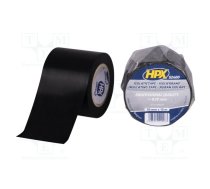 Tape: electrical insulating; W: 50mm; L: 10m; Thk: 0.19mm; black | HPX-52400-5010BK  | BI5010