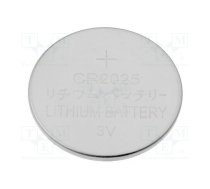 Battery: lithium; CR2025,coin; 3V; non-rechargeable; Ø20x2.5mm | BAT-CR2025/GMB  | CR2025/