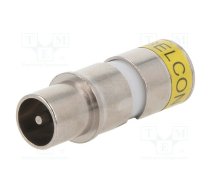 Plug; coaxial 9.5mm (IEC 169-2); male; RG6; compression; CX3 | IECM-56-CX3/4.9  | 99909484-02 IECM-56-CX3 4.9