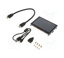 Display: TFT; 5"; 800x480; 121x89.48mm; RGB; Interface: HDMI,VGA | WSH-14300  | 14300