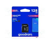 Memory card; microSDXC; 128GB; Class 10 UHS U1; R: 100MB/s; 0÷70°C | M1AA-1280R12 | M1AA-1280R12