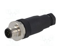 Connector: M12; plug; PIN: 5; male; A code-DeviceNet / CANopen | T4111001051-000  | T4111001051-000