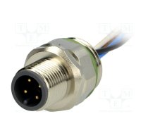 Socket; M12; PIN: 4; male; A code-DeviceNet / CANopen; cables; 0.5m | 43-01015  | SAL-12-FSP4-0,5