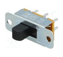 Switch: slide; Pos: 2; DPDT; 3A/250VAC; ON-ON; screw,THT; SL13B | SL13B-022BHC1  | SL13B-022(BHC1)0