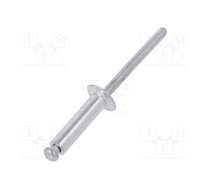 Rivet; aluminium; Rivet diam: 4.8mm; L.rivet: 19mm; 50pcs. | VOREL-70510  | 70510