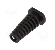 Strain relief; Øhole: 5mm; elastomer; black; Panel thick: max.3mm | FIX-5.0X25-PRO | FIX-5.0X25-PRO