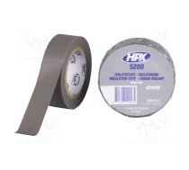 Tape: electrical insulating; W: 19mm; L: 10m; Thk: 0.15mm; grey; 241% | HPX-5200-1910GY  | IG1910