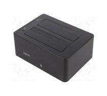 Device: docking station; USB 2.0,USB 3.0; Poles number: 2; black | QP0029  | QP0029