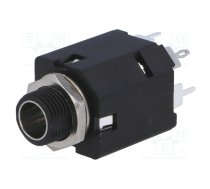 Connector: Jack 6,3mm; socket; female; stereo,with double switch | ACJS-MIV-5  | ACJS-MIV-5