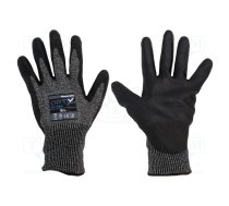 Protective gloves; Size: 9,L; grey; steel wire,HPPE,polyester | OP-795-L/09  | 53730